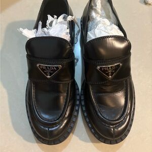 Prada Black Loafers